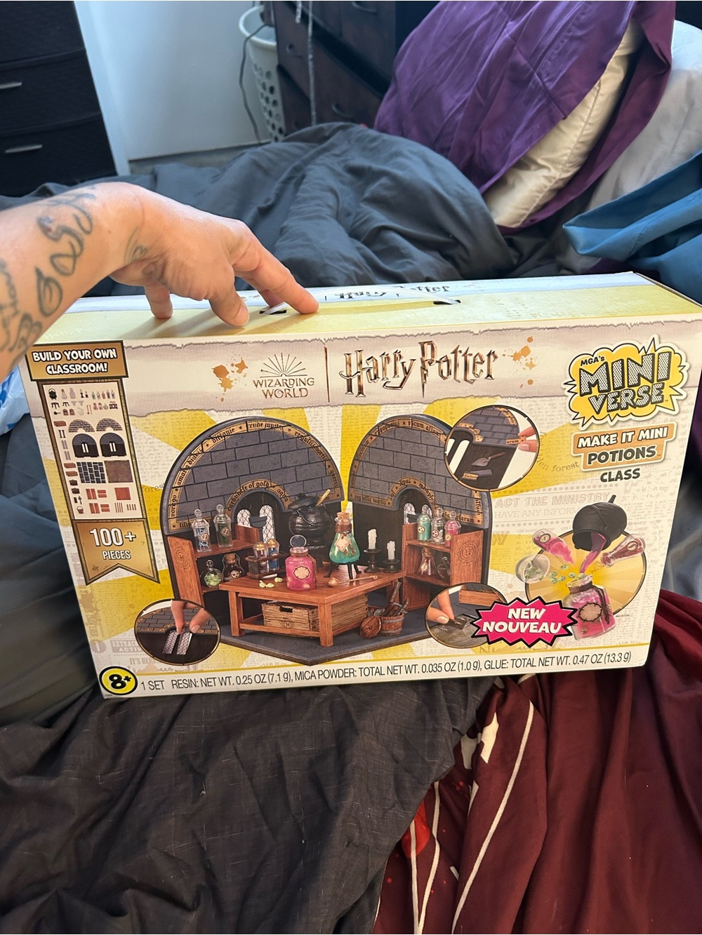 Harry Potter Mini-Verse Make It Mini Potions Classroom Playset - Yellow